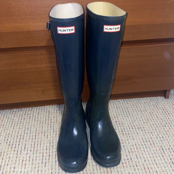 Hunter Matte Tall Rain Boots EU 40/41 - Picture 3 of 13